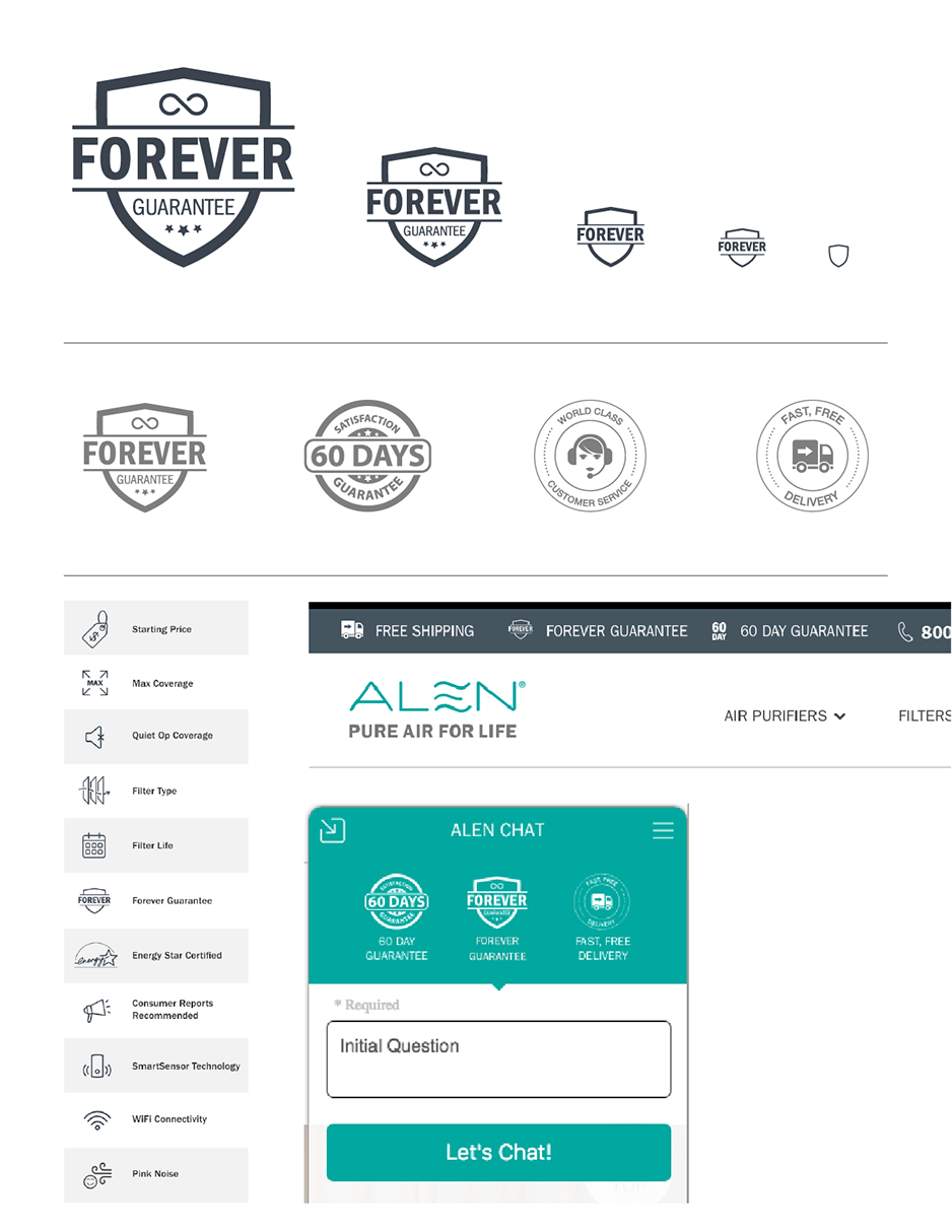 Forever Guarantee logo exploration